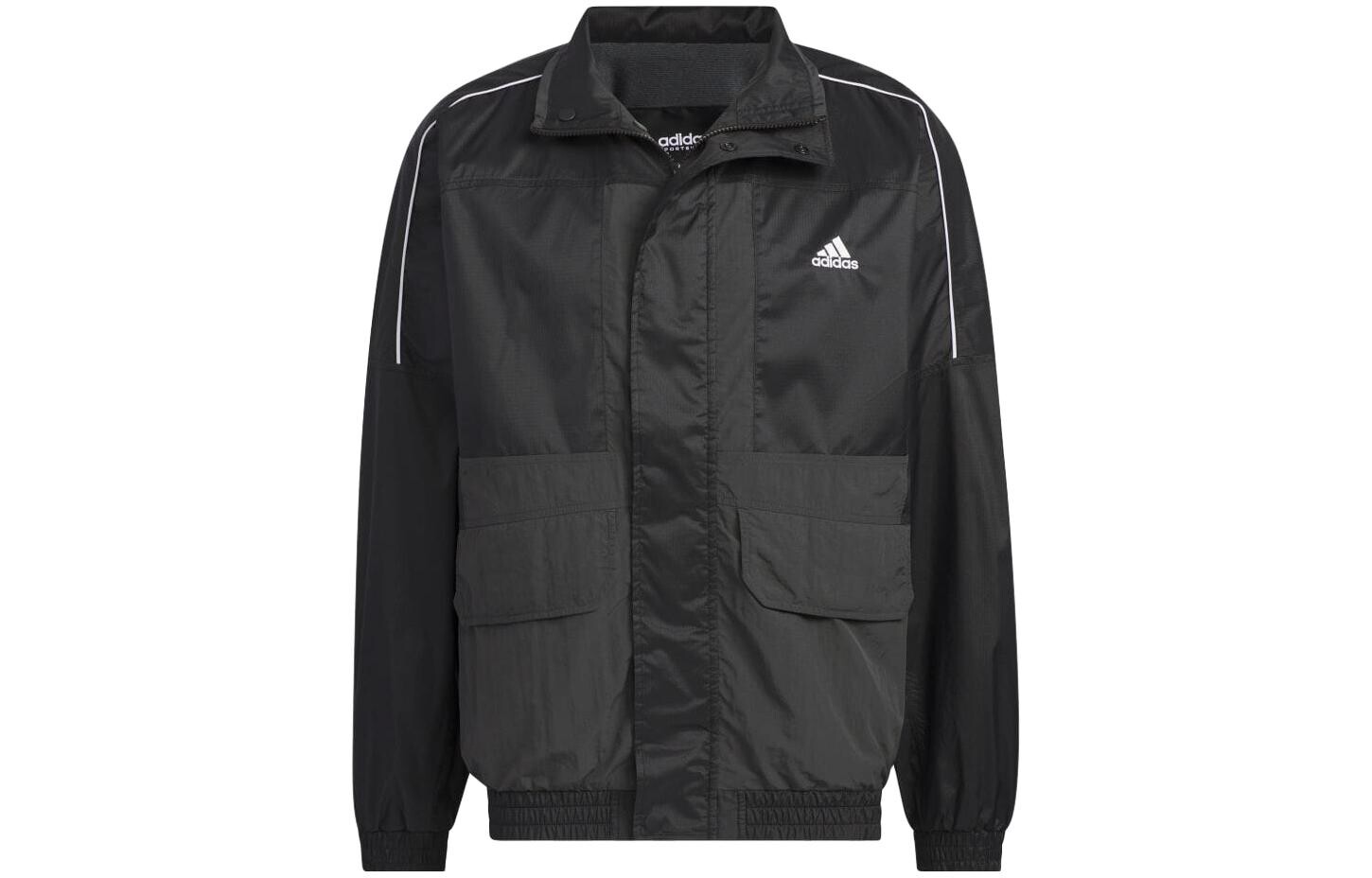 

Куртка унисекс черная Adidas, черный