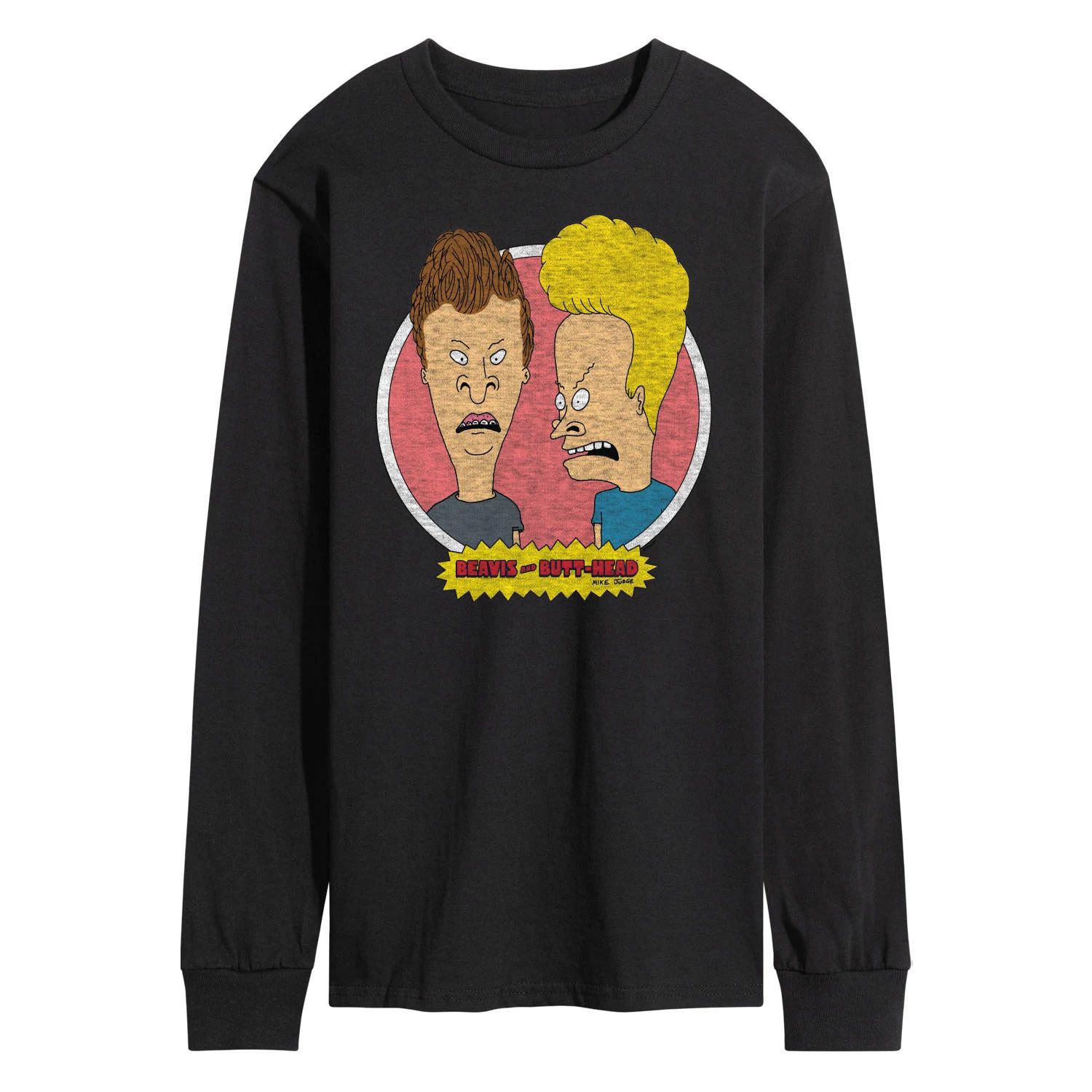 

Мужская футболка с длинными рукавами Beavis And Butthead 30th Licensed Character