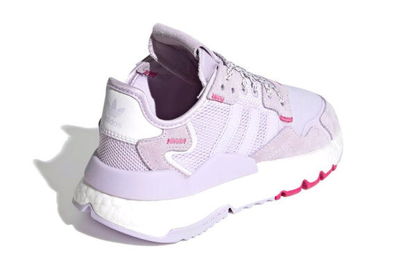 Кроссовки оригинальные nite jogger j Adidas, фиолетовый — фото 4