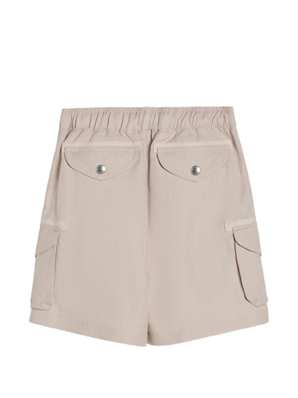 Шорты-карго на завязках Brunello Cucinelli Kids, бежевый — фото 2