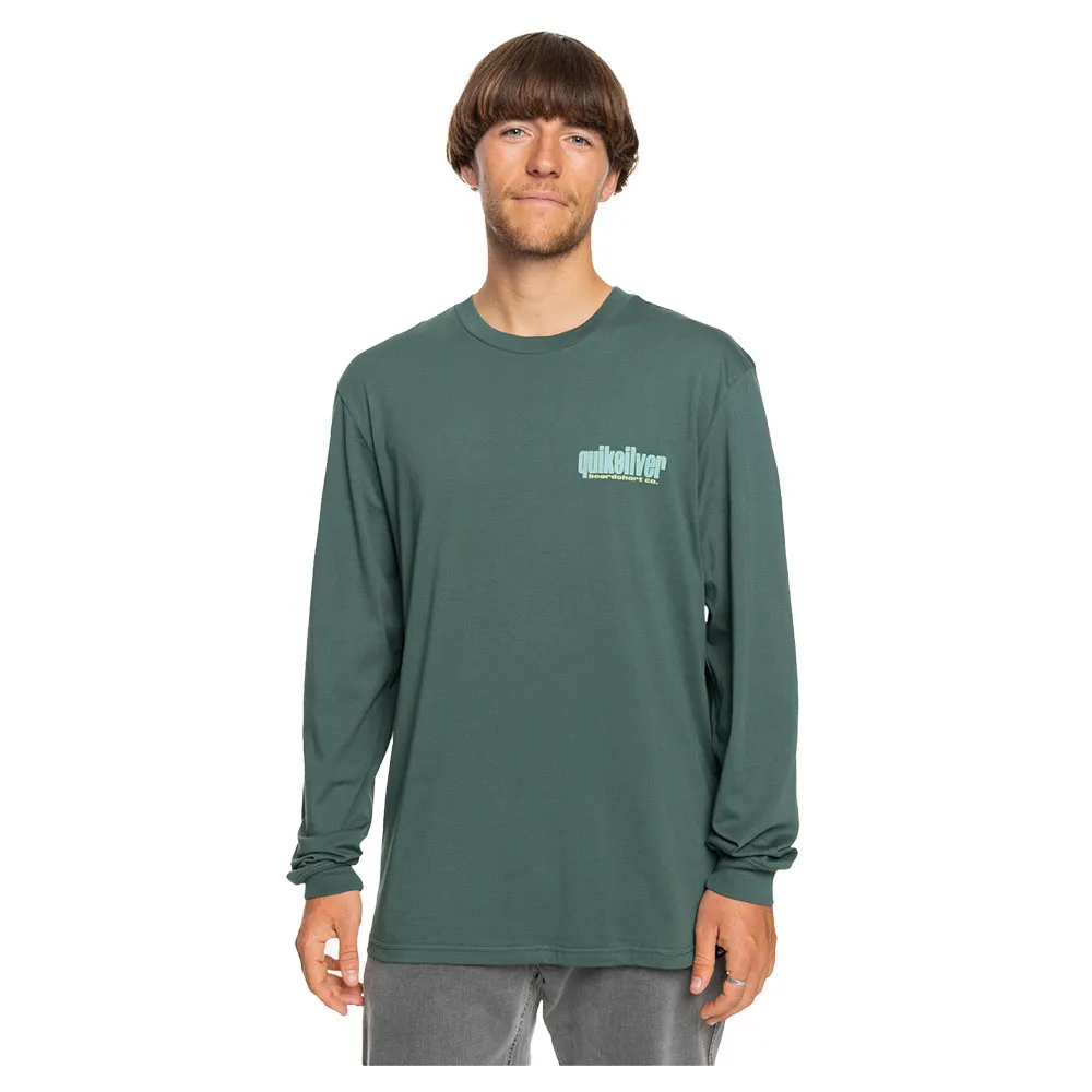 

Футболка Quiksilver Three Tree long sleeve, зеленый