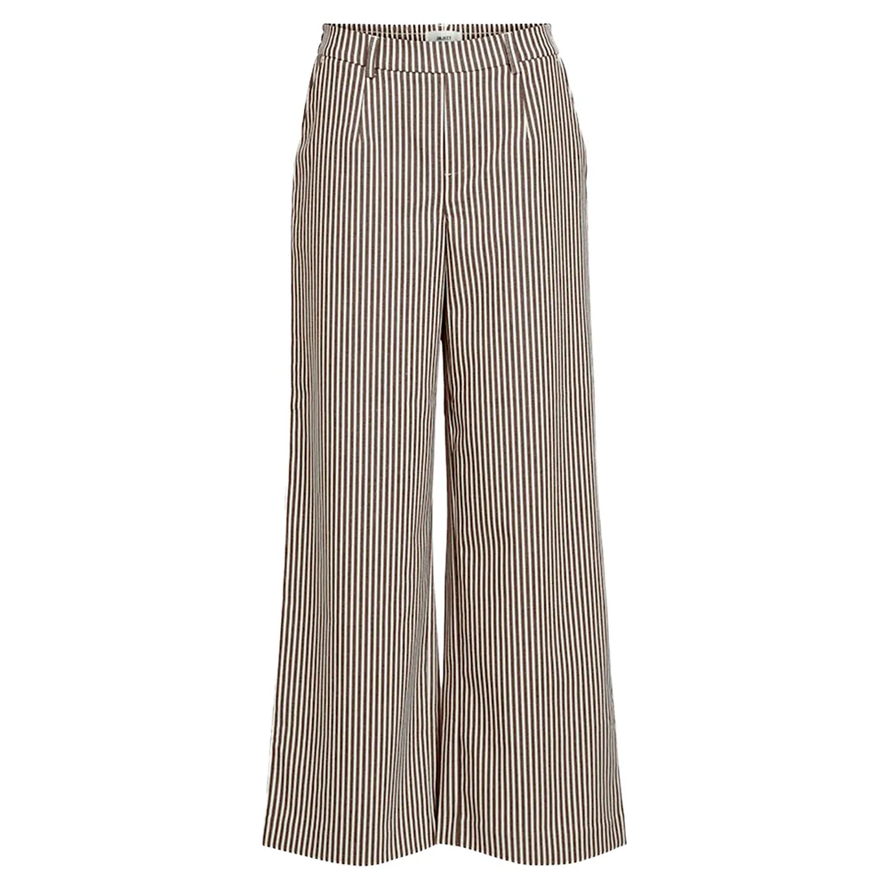 

Брюки Object Lisa Wide Leg Fit, серый
