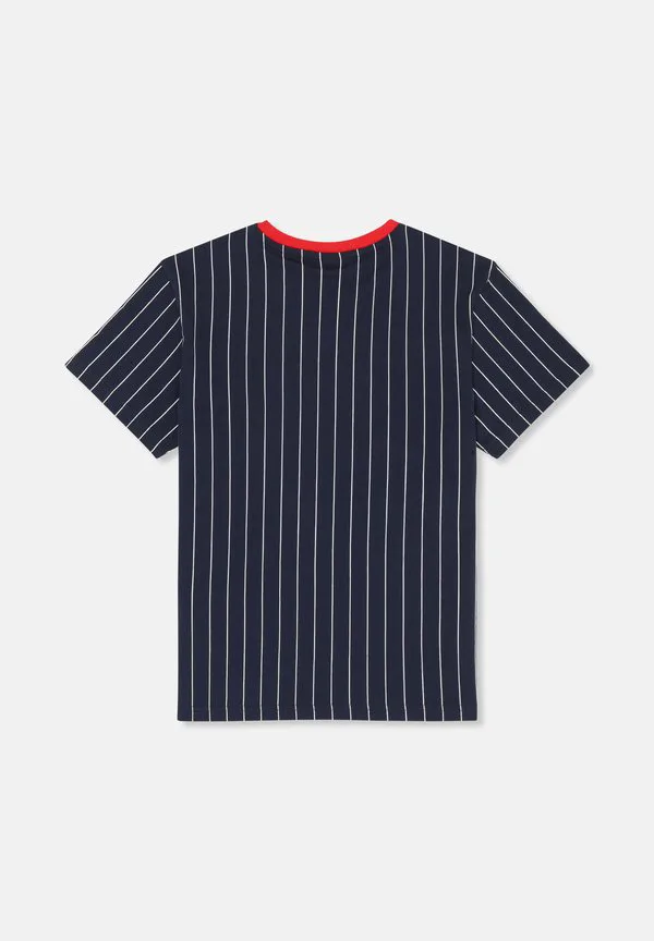 Футболка с графическим принтом в полоску от apparel rifredi Fila, Black Iris Egret Striped — фото 2