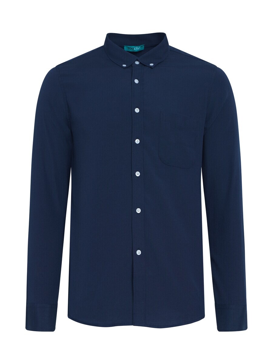 

Повседневная рубашка TOOche Regular fit Button Up Shirt Ocean, темно-синий