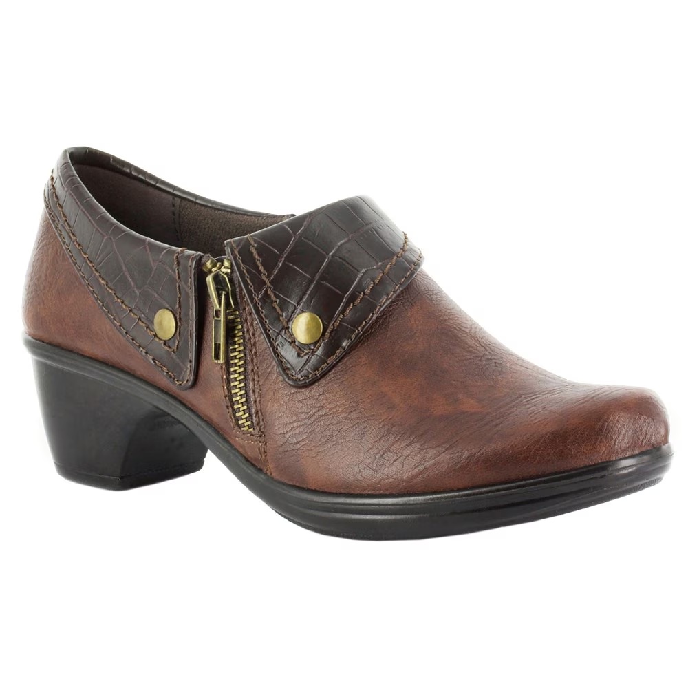 Ботильоны на щиколотке Darcy от Easy Street, tan/brown croco synthetic