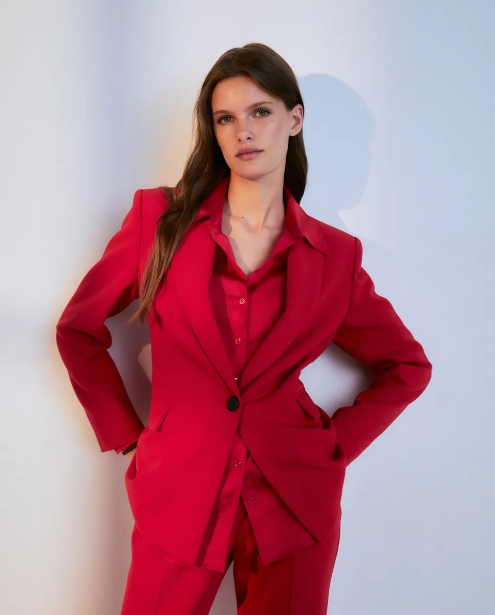

Костюм женский пиджак Woman El Corte Inglés, красный