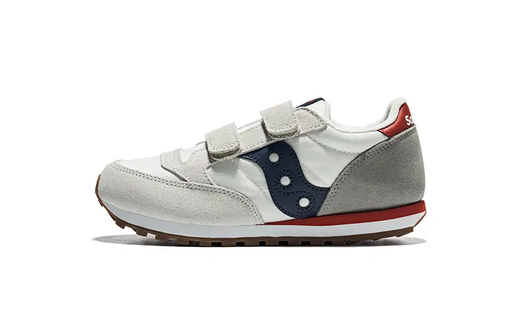 Кроссовки беговые Saucony для детей серо-сине-красные