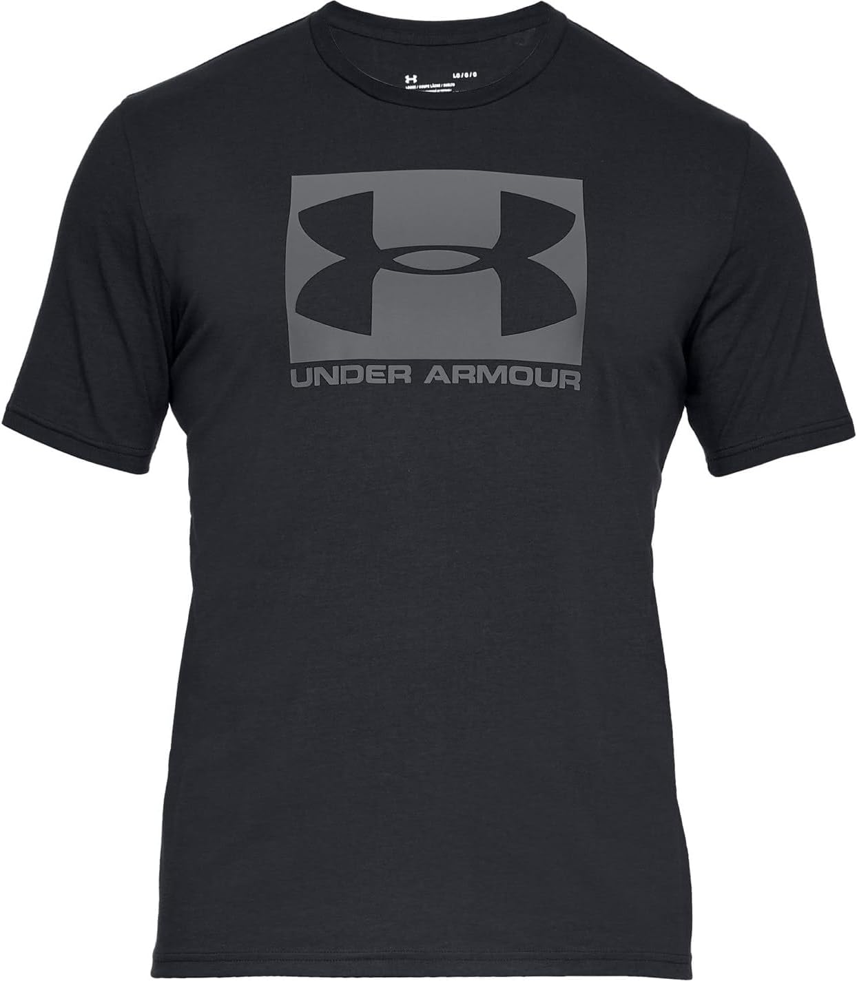 

Мужская спортивная футболка Under Armour UA Boxed, Black/Graphite, Черный, Мужская спортивная футболка Under Armour UA Boxed, Black/Graphite