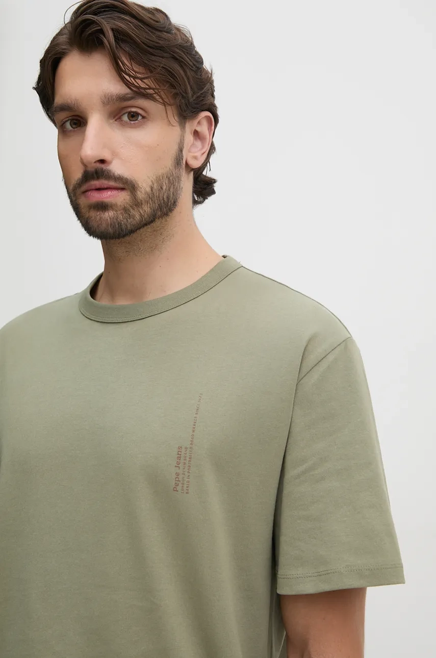 

ASTONE хлопковая футболка Pepe Jeans, зеленый