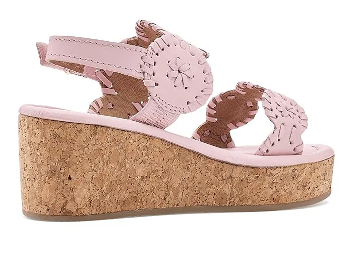 Босоножки на танкетке Jack Rogers Kids, Chalk Pink — фото 4