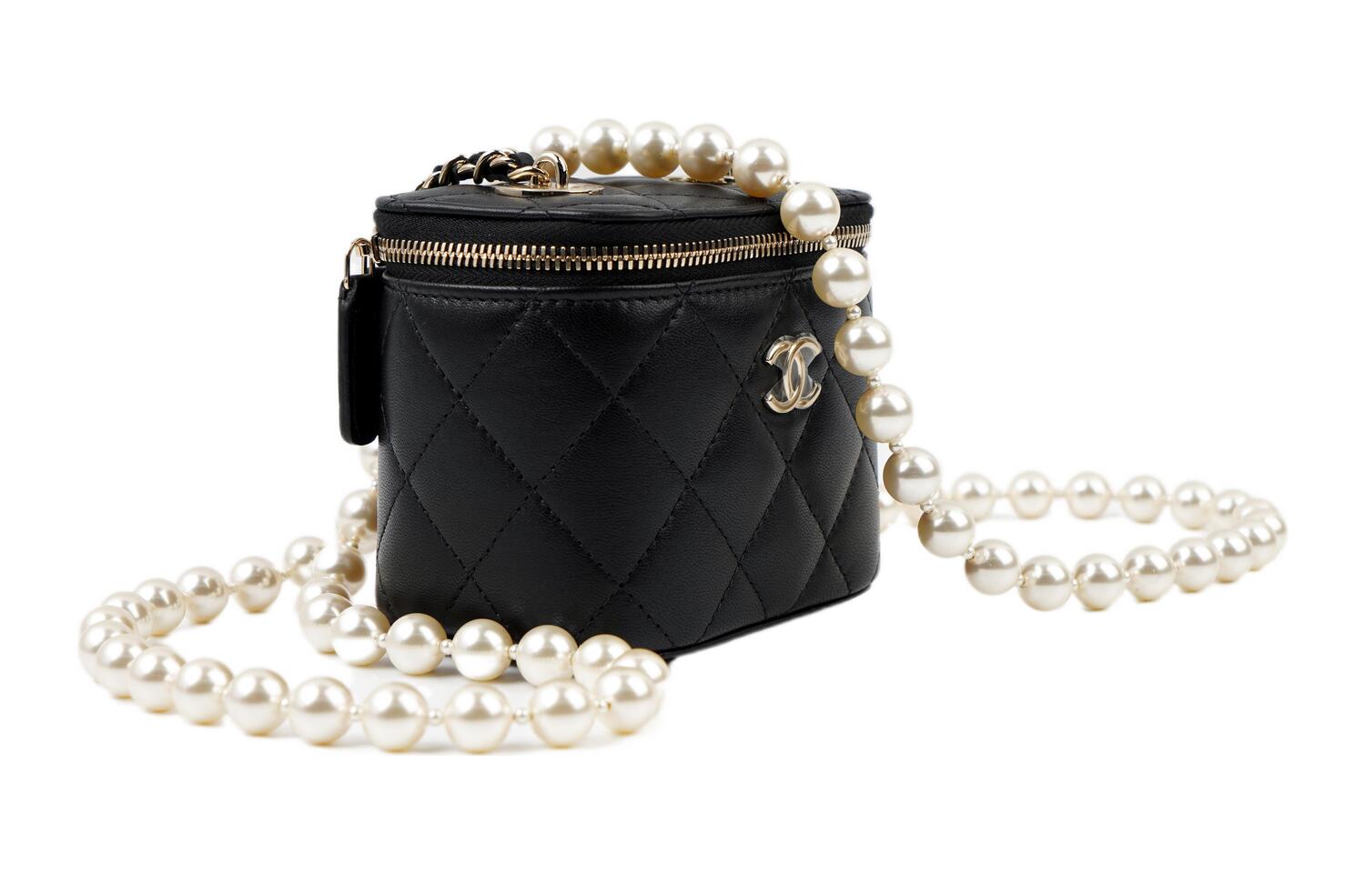 Овчинная сумка-коробка, наплечная сумка, через плечо женская черная CHANEL — фото 3