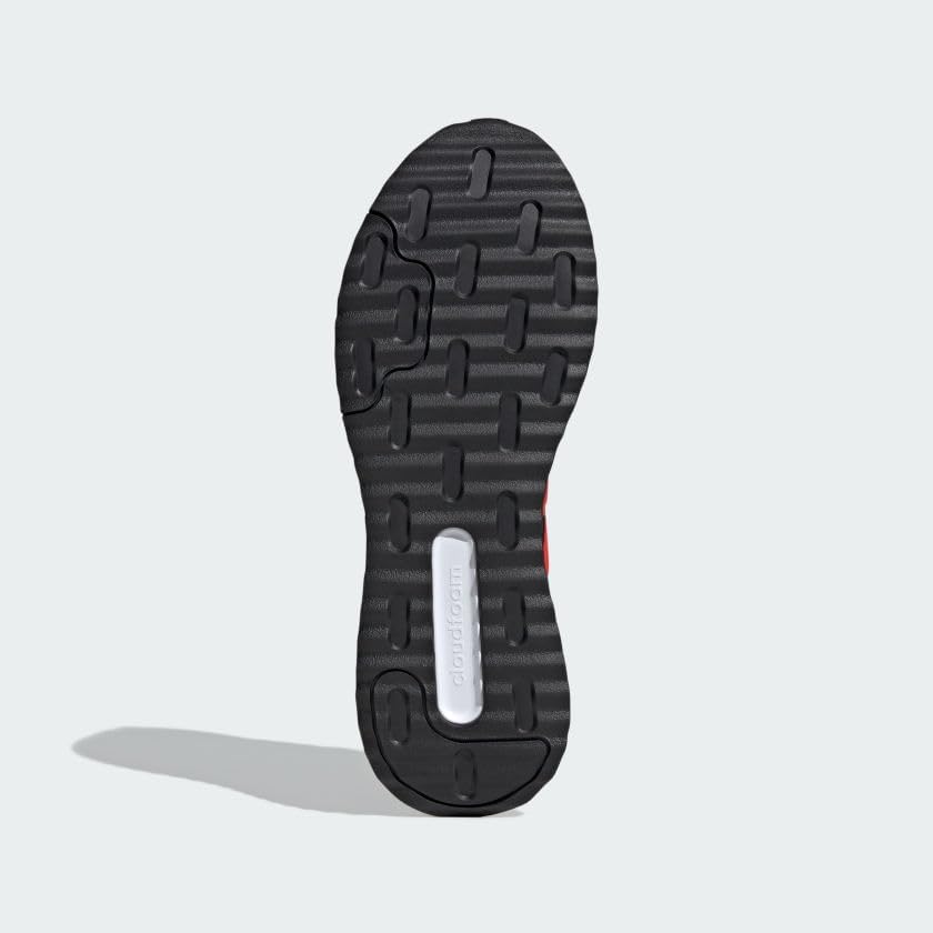 Мужские кроссовки Adidas XPLR Path, белый/черный/красный/ярко-красный — фото 4