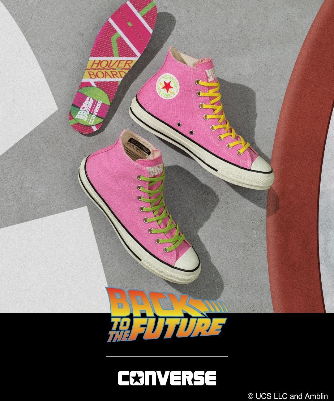 Кроссовки ALL STAR AGED HB HI / НАЗАД В БУДУЩЕЕ B'2Nd, pink