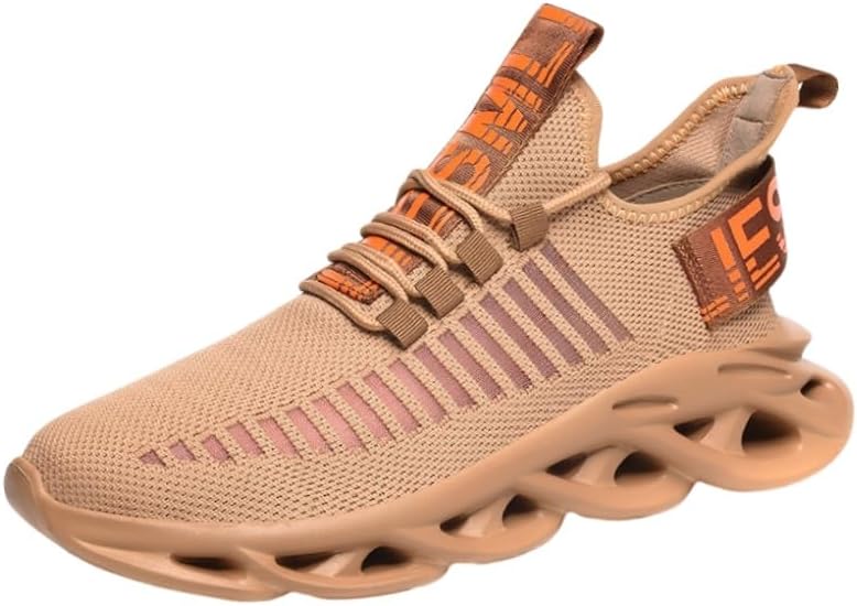 

Мужские кроссовки Clolinde большого размера с сетчатым верхом, дышащие и вязаные - удобные, модные спортивные кроссовки для активных мужчин с увеличенными размерами, Terracotta Warriors