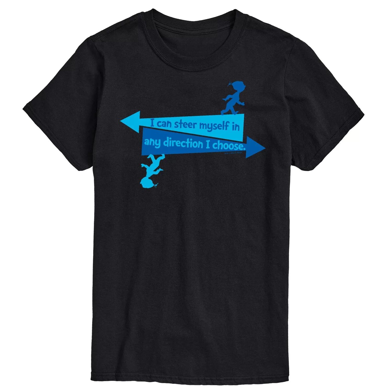 

Футболка Big & Tall Dr. Seuss Steer Yourself, Black License, черный