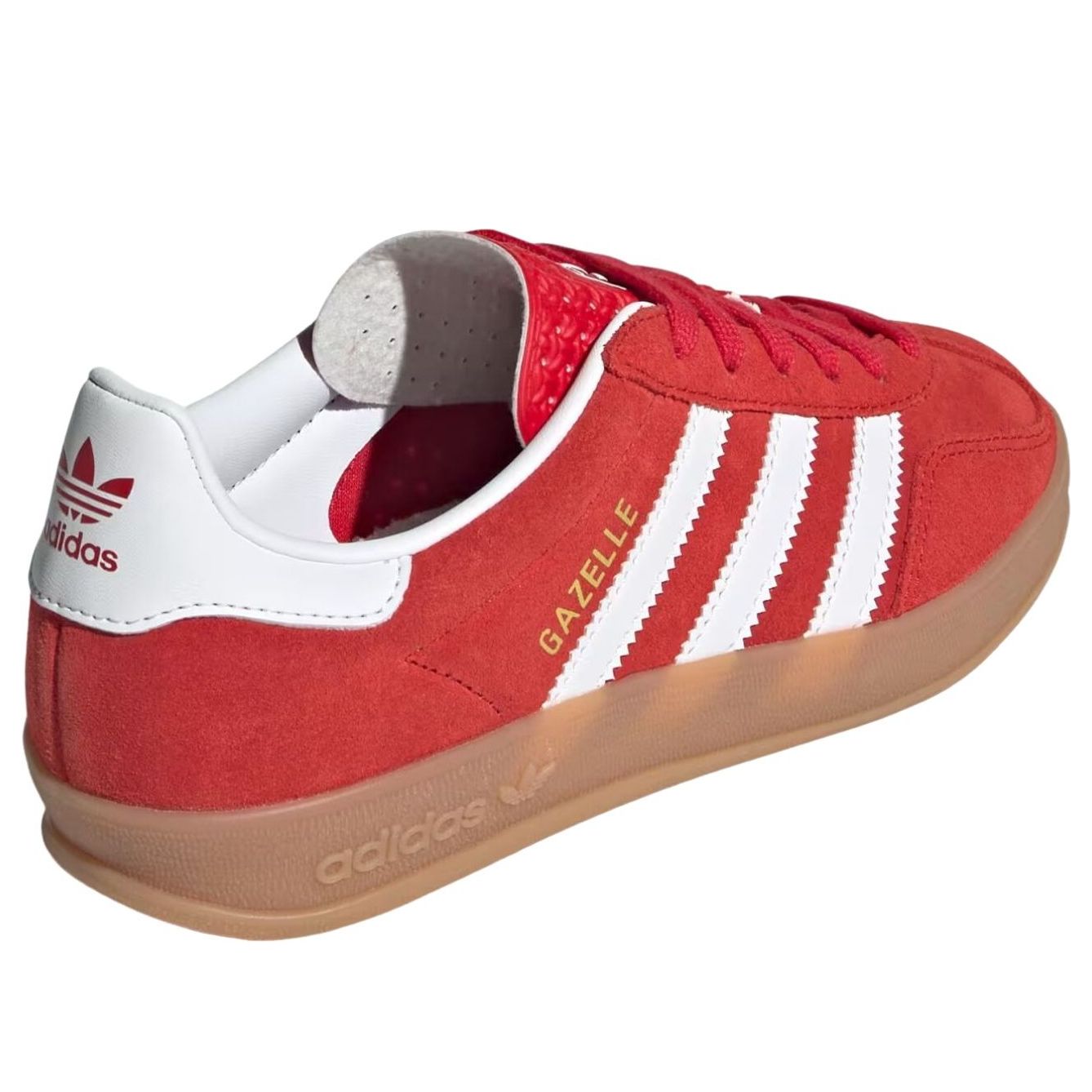 (GS) Adidas Gazelle Indoor 'Better Scarlet Cloud White Gum' — фото 3