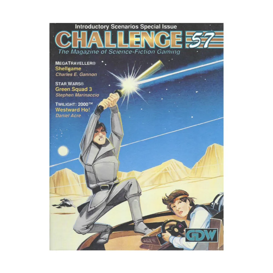 

Журнал #57 "MegaTraveller - Shell Game, Star Wars - Green Squad 3, Twilight - 2000", Challenge Magazine