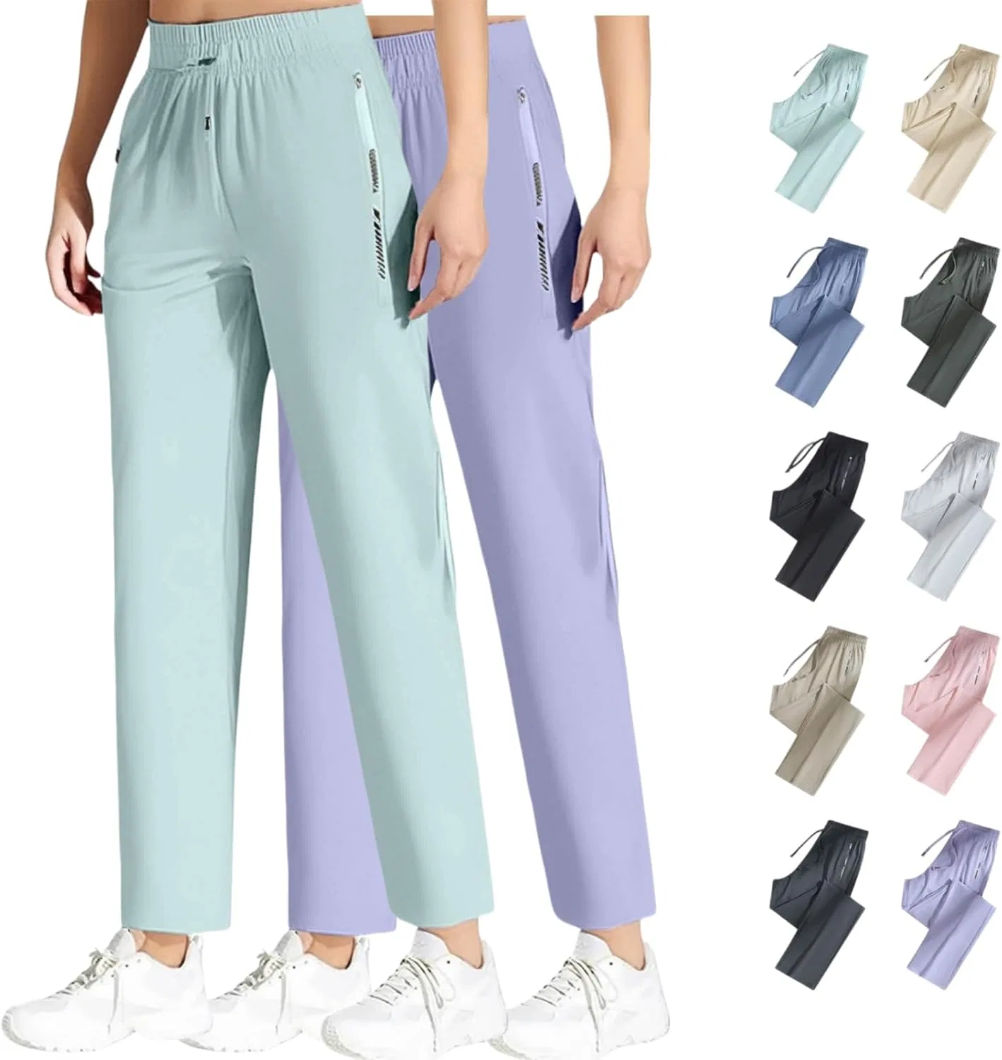 Женские спортивные брюки Iced Active Pants, Z1-purple+mint Green