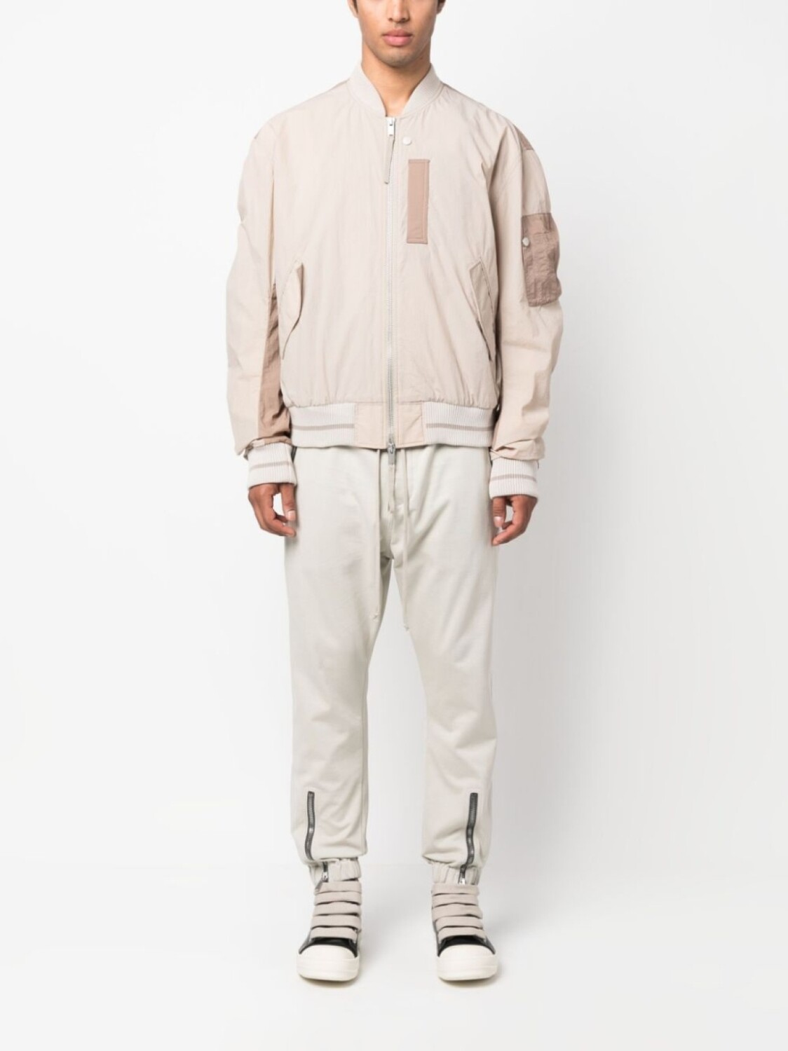 Rick Owens брюки с кулиской, серый — фото 2
