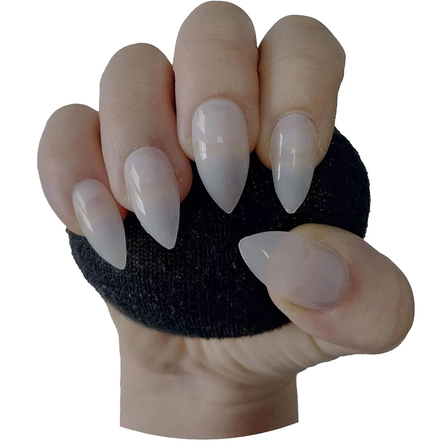 Набор из 600 коротких накладных ногтей-стилетов Uk Beauty Supplies