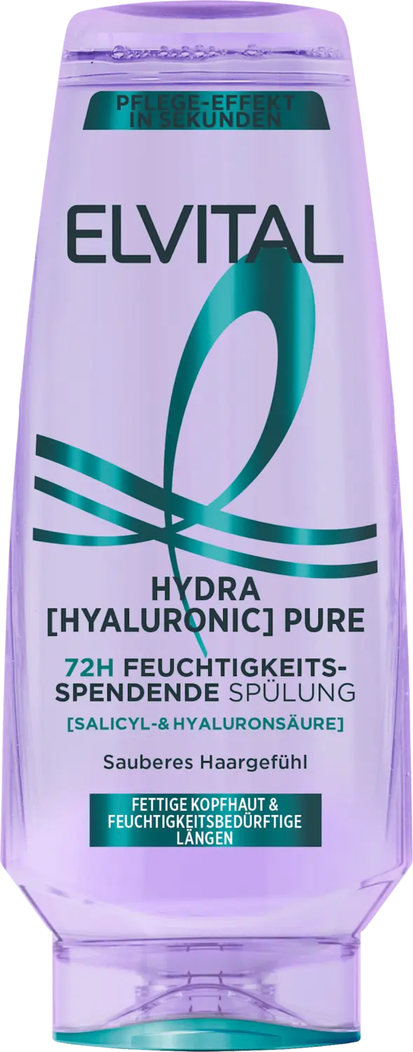 

Кондиционер L'ORÉAL PARiS ELVITAL Conditioner Hydra Hyaluronic Pure, 200 ml