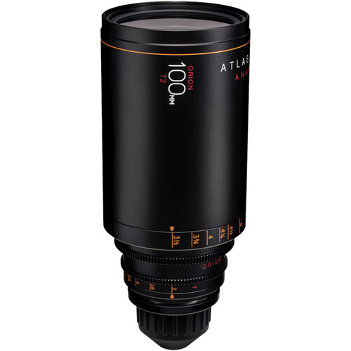 

Анаморфотный объектив Atlas Lens Co. Orion 100 мм T2 2x с фиксированным фокусным расстоянием (крепление PL, ножки)