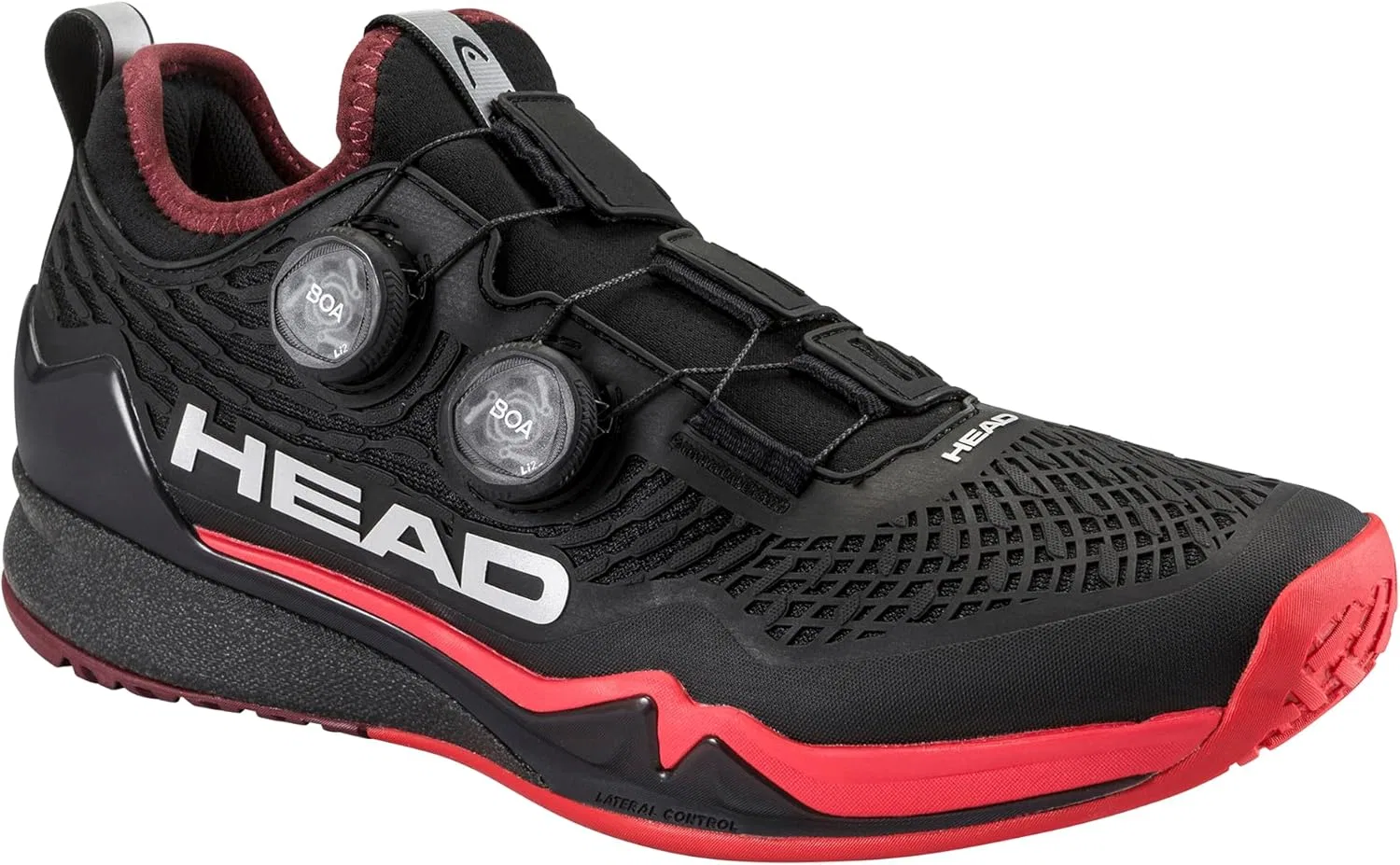 Кроссовки теннисные HEAD Endure Pro BOA, Black/Red