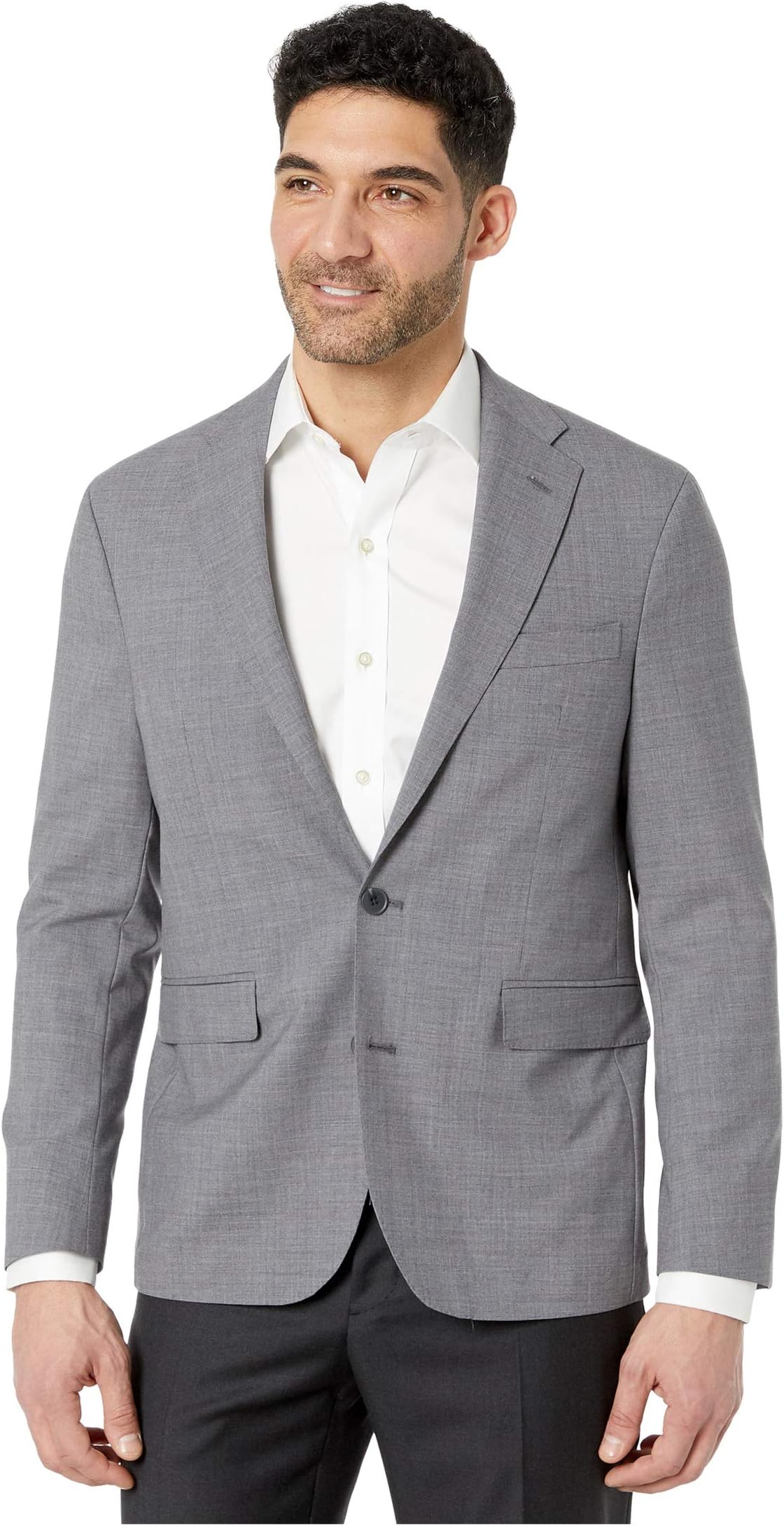 

Пальто Cole Haan Slim Fit Suit Separate Coat, цвет Light Grey