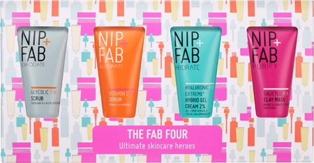 

Набор для ухода за кожей лица NIP+FAB The Fab Four Best Sellers Mix, 4× 20 ml