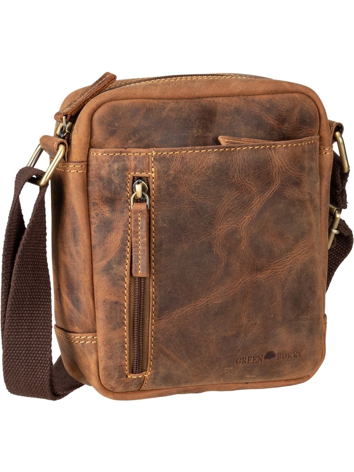 

Сумка через плечо Greenburry Vintage 1556 Crossbody Bag, цвет Sattelbraun
