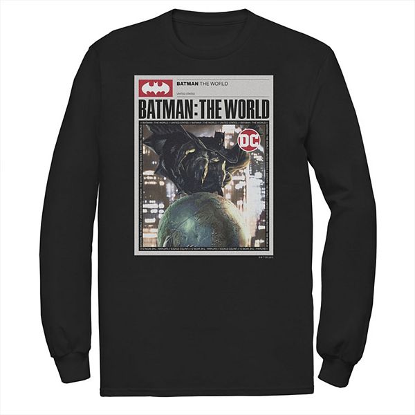 

Футболка Big & tall dc comics batman: the world germany red bat logo Licensed Character