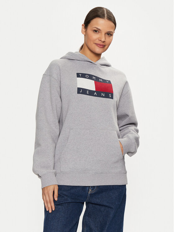 

Толстовка свободного кроя Tommy Jeans, серый