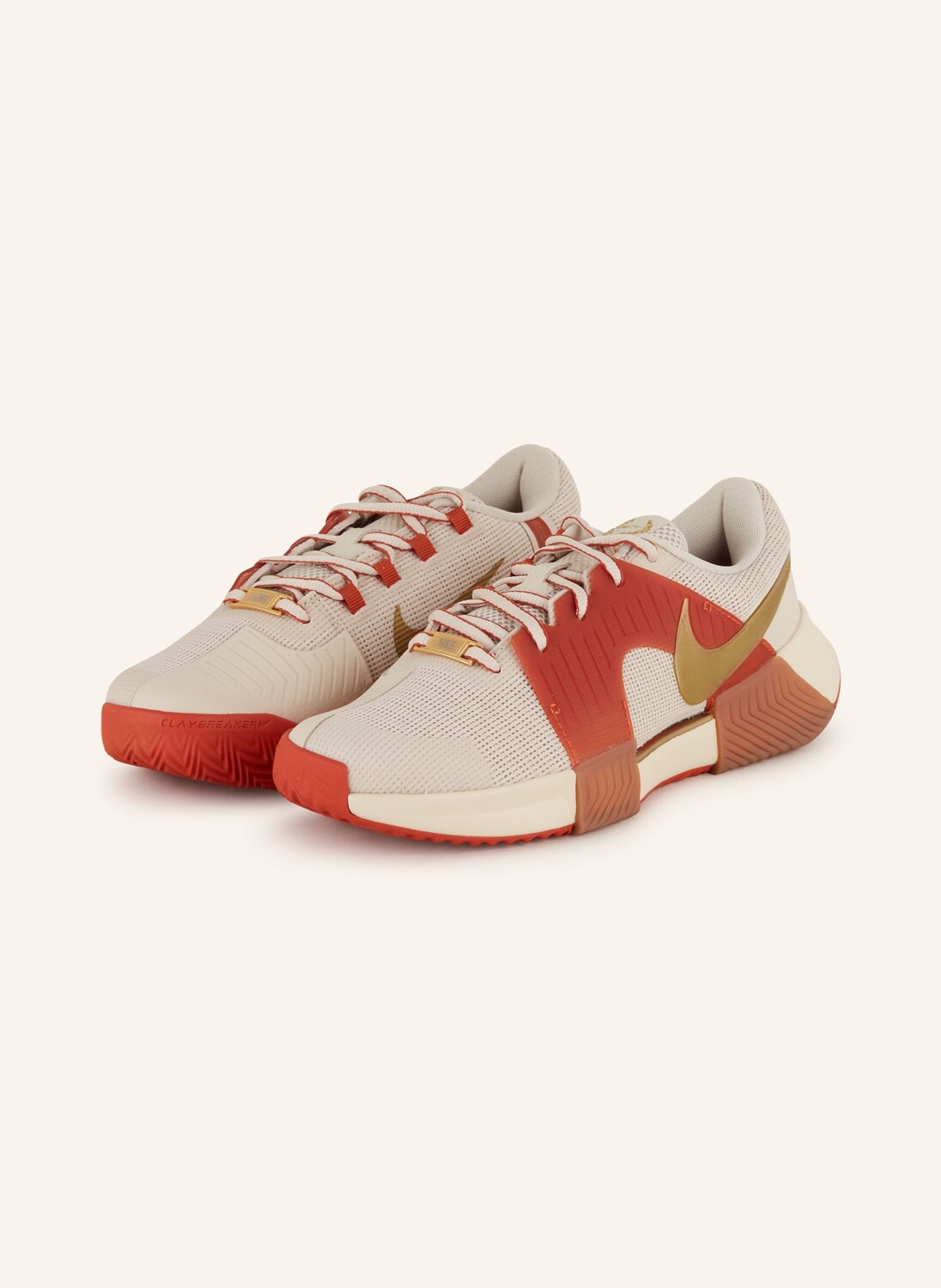 

Теннисные кроссовки zoom gp challenge 1 premium Nike, цвет HELLBRAUN/ROT