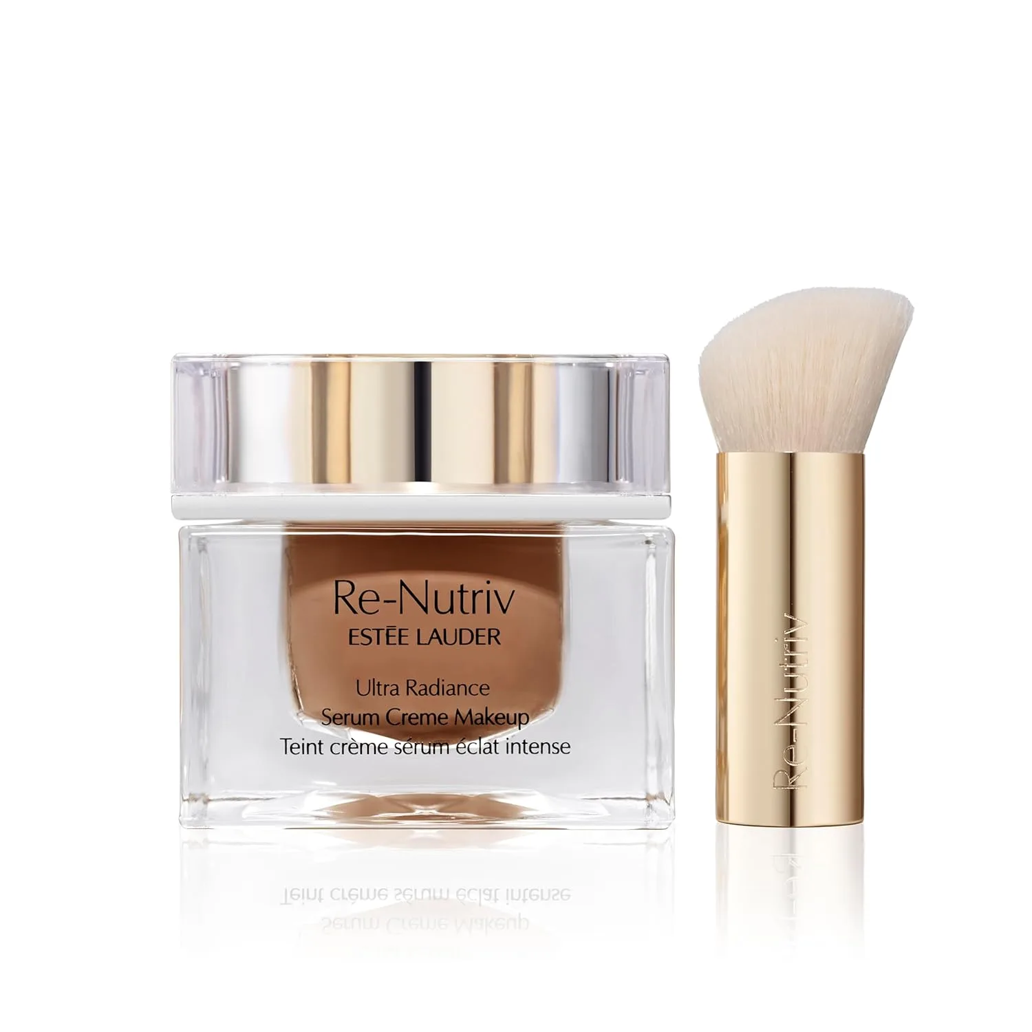 Крем-сыворотка Estée Lauder Re-Nutriv Ultra Radiance | Роскошная тональная основа с гиалуроновой кислотой | Стойкость и увлажнение до 12 часов, 30 мл, 6W1 Sandalwood - Very deep with warm golden undertones