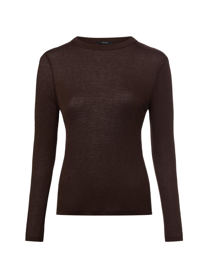 

OPUS Футболка Sefemina шоколадного цвета