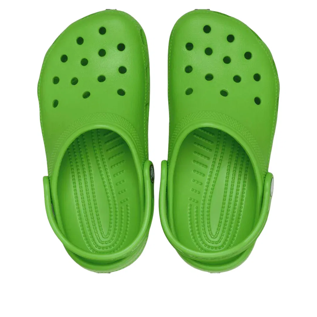 Классические сабо Crocs 'Crocs Green' 206991-30T, зеленый — фото 3