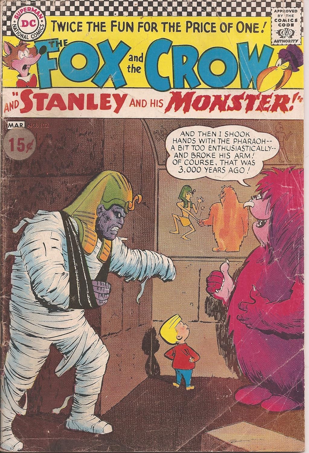 

The Fox and the Crow #102 (February / March, 1967) (DC Comics)