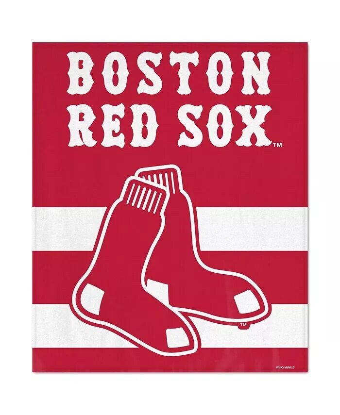 

Плюшевое одеяло Boston Red Sox Ultra размером 50 x 60 дюймов Wincraft, красный