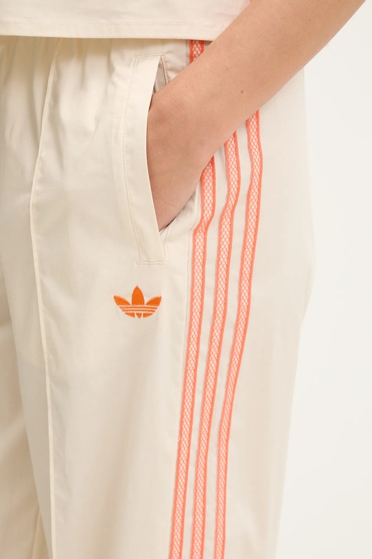 Широкие брюки Wideleg Pant Adidas Originals, бежевый — фото 4