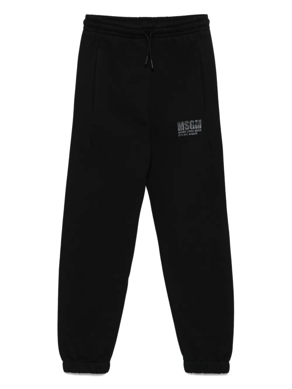 

Брюки с логотипом MSGM Kids, черный
