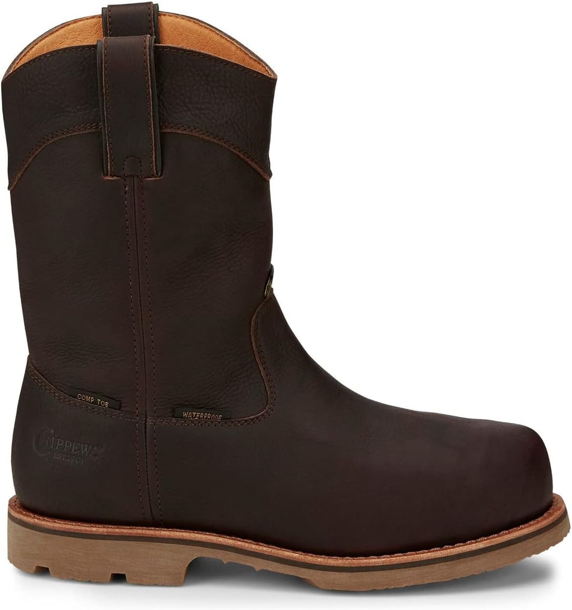 Мужские ботинки Chippewa Serious Plus с водонепроницаемой мембраной и композитным носком - 72331, Briar Oiled — фото 2