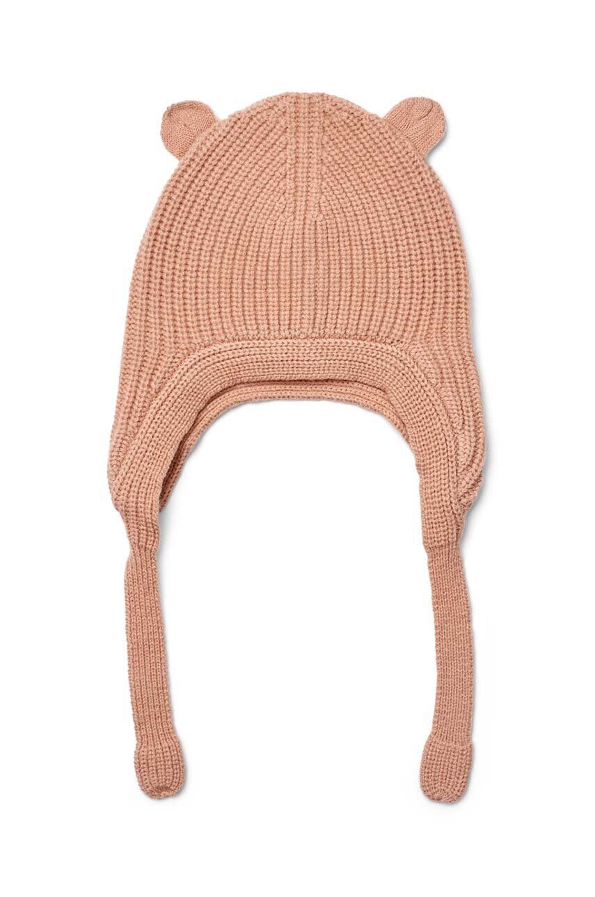 

Детская хлопковая шапка Liewood Aviana Baby Bonnet, оранжевый