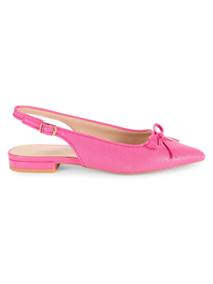 Балетки Sarena Bow Slingback Saks Fifth Avenue, розовый