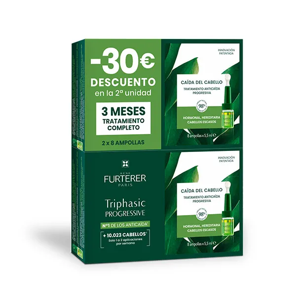 

Лечение против выпадения волос Triphasic Progressive René Furterer, 1 UD