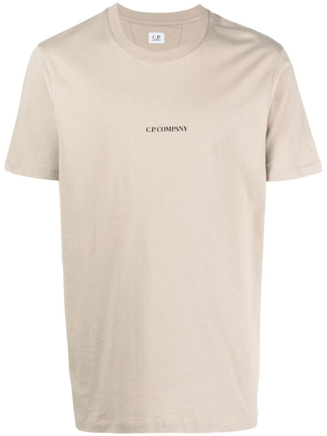 

C.P. Company футболка с логотипом, коричневый