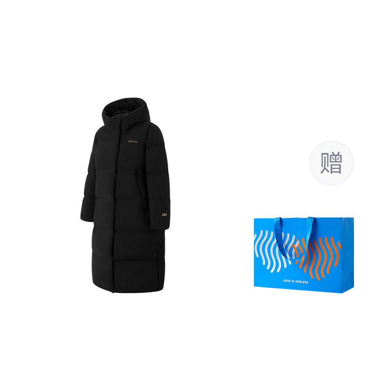 

Женская пуховая куртка Adidas, черный