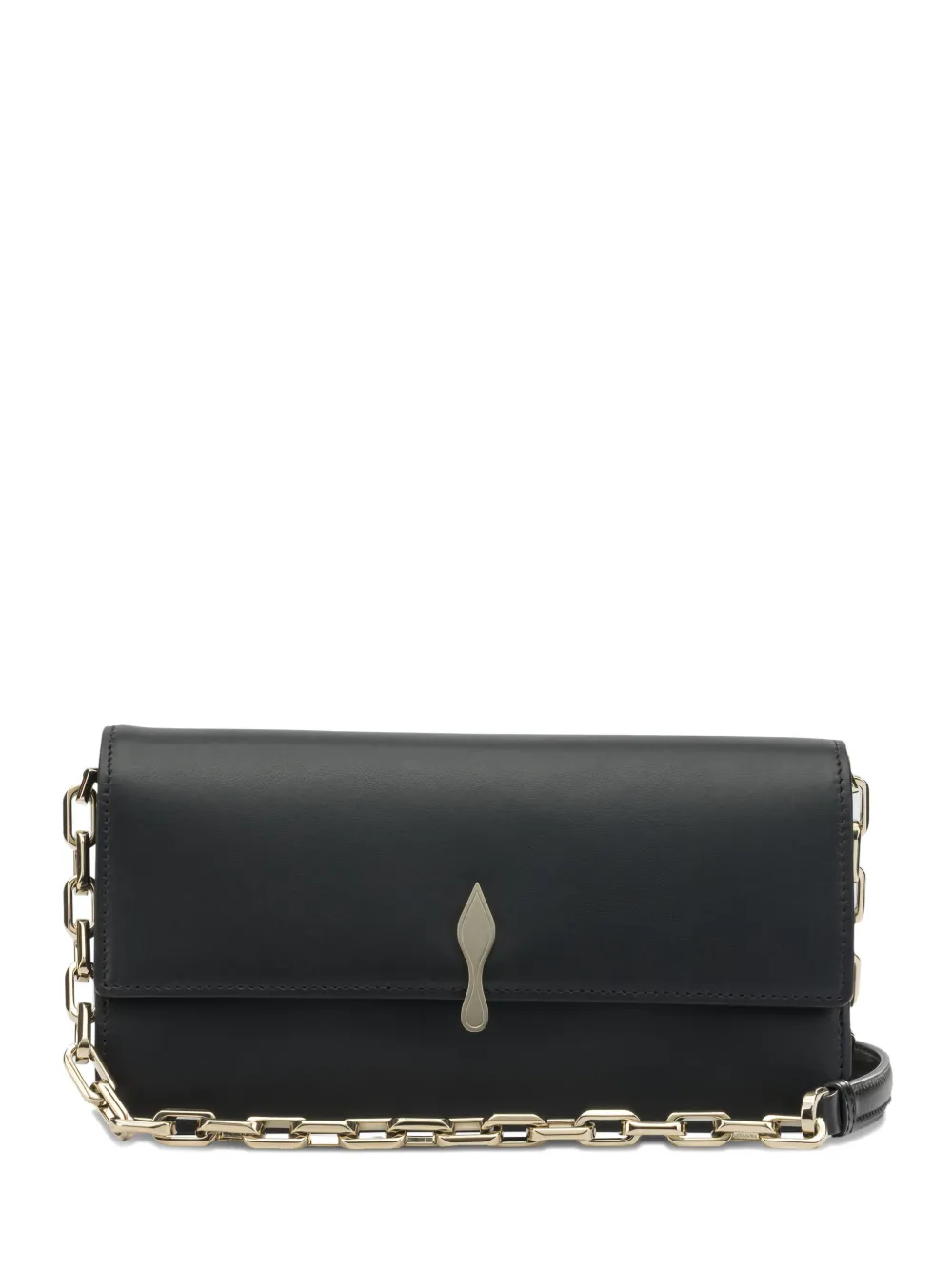

Сумка на плечо с цепочным ремешком Christian Louboutin, черный