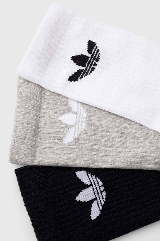 Носки 6 пар Trefoil Adidas Originals, белый — фото 2