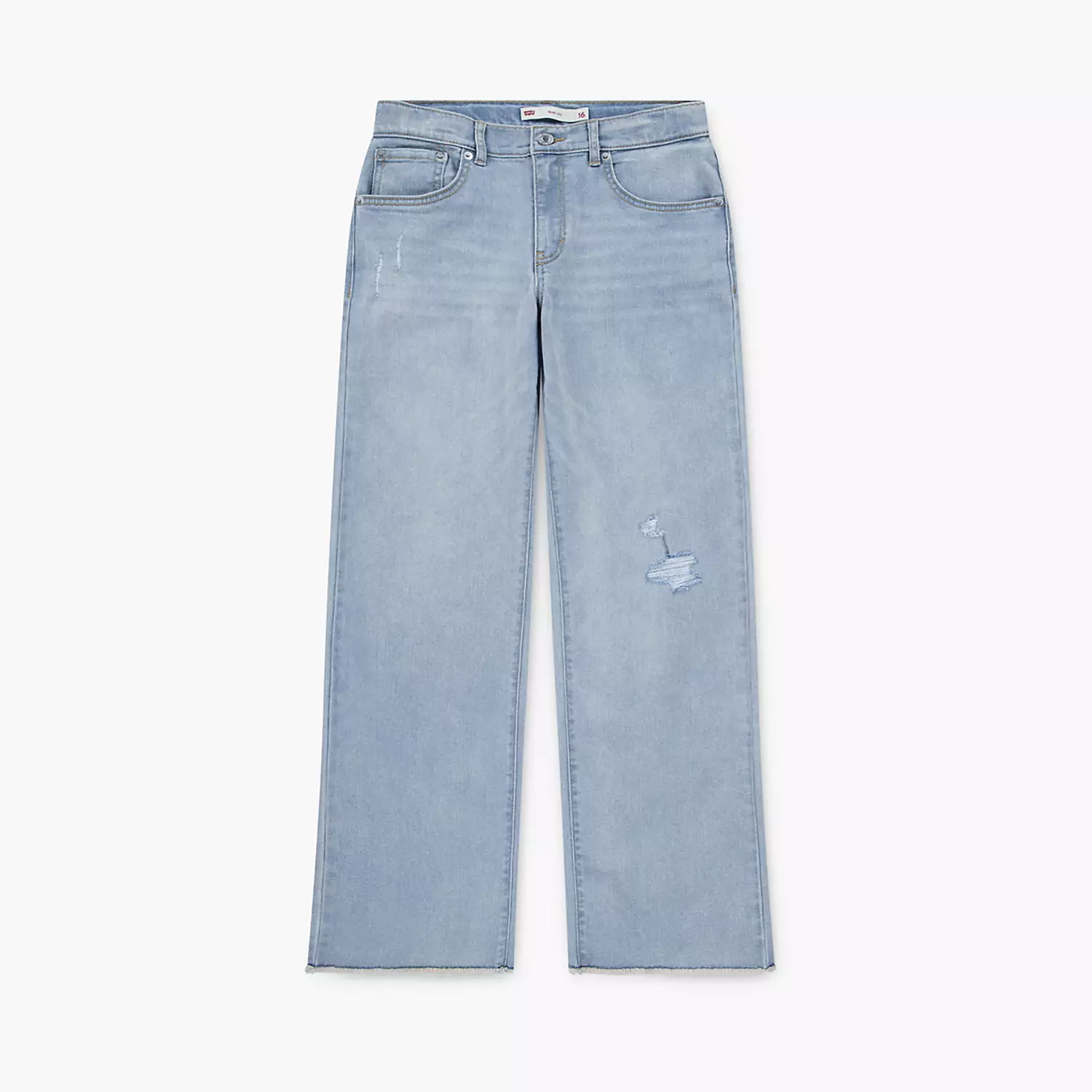 

Широкие джинсы для девочек 7-16 лет Levi's, цвет Bauhaus Blues - Medium Wash