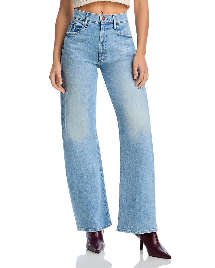 

Джинсы Lil Lasso High Rise Sneak в цвете Ivy League MOTHER, синий